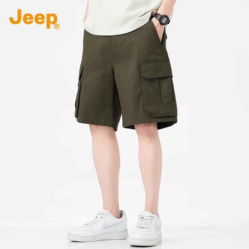 JEEP Men's Casual Straight-Leg Shorts