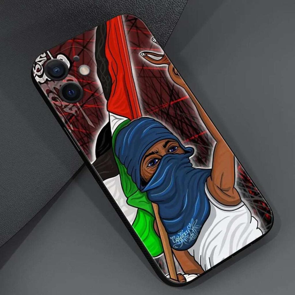 Palestine Flag Map Soft TPU Sublimation Case for iPhone XS XR 11 12 13 14 15 16 17 Pro Max