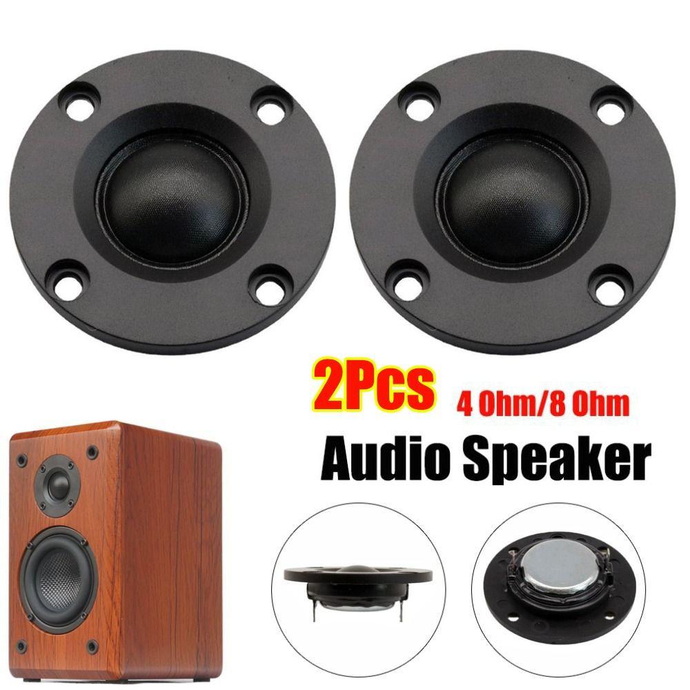 4 Ohm/8 Ohm Tweeter Speakers 52MM Silk Membrane New HIFI Music DIY