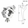 Clip Bracket Stage Lights Truss Clamp Lamp Hanger Hooks  For LED PAR Moving Head Beam Spot Clamps