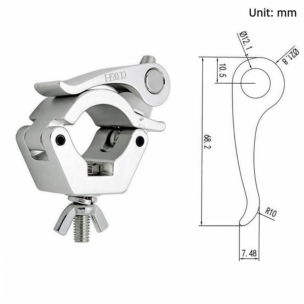 Clip Bracket Stage Lights Truss Clamp Lamp Hanger Hooks  For LED PAR Moving Head Beam Spot Clamps