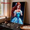 Disney The Little Mermaid DIY Pearl Artwork for ArielA Handmade Gift Suitable for Wall Decoration Ideal for Both Home and Office Settings