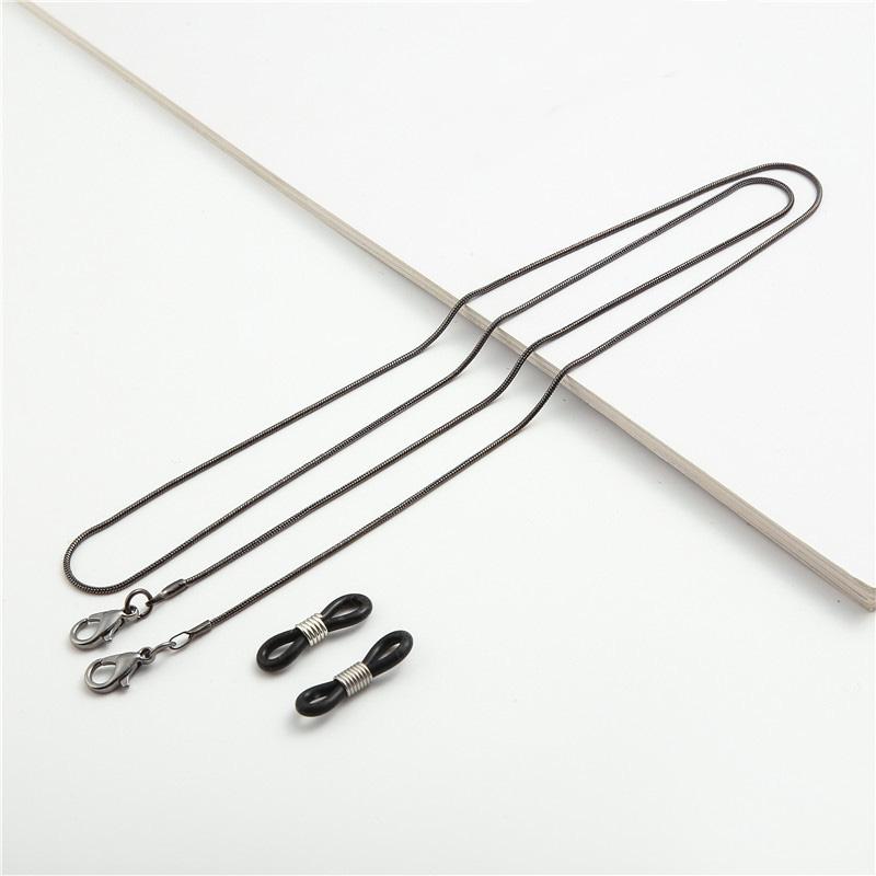 Mask Sunglasses Chains for Women Men Black Gold Silver Color Alloy Beads Antislip Chains Fashion Eyewear Accessories Whole