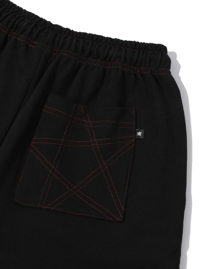 KEEMHII Stardust Stitch Sweatpants - [Black]