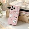 Hand-painted Love Applies To Apple 15 Mobile Phone Case 17PM Protective Case 17/16PRO New Niche iPhone Anti-drop