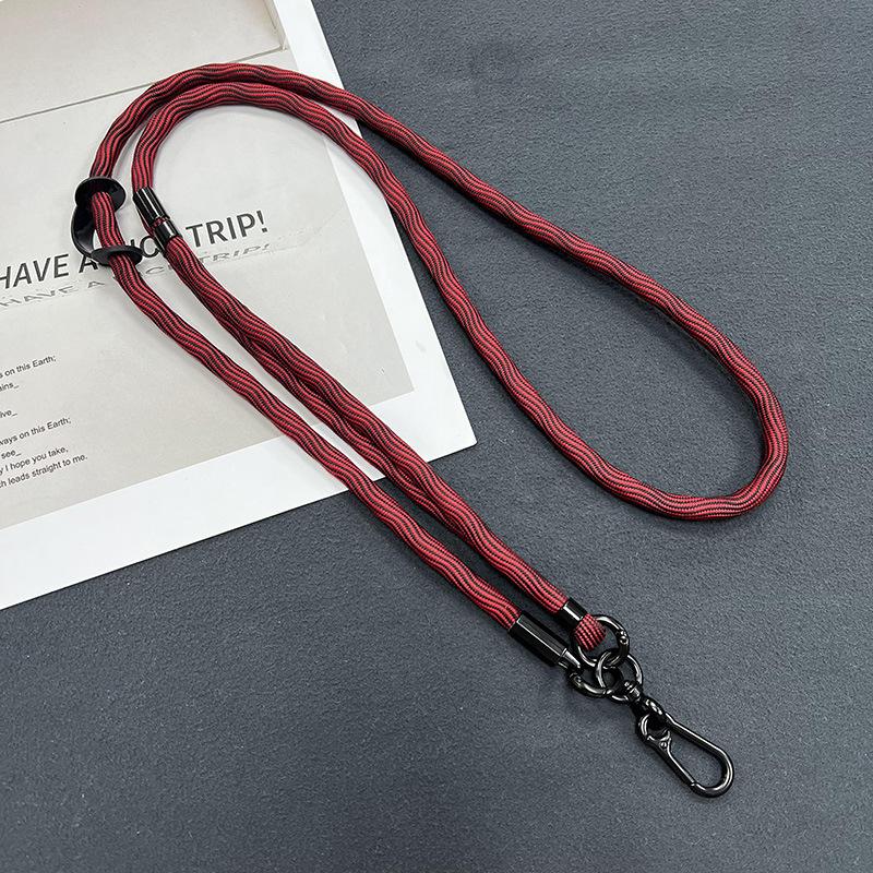 Mobile Phone Lanyard Crossbody Neck 1MM Polyester Mobile Phone Rope Neck Crossbody Adjustable Hand + Lanyard Crossbody Can Be Carried