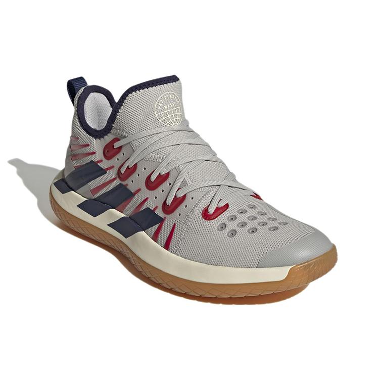 New Adidas Stabil Next Gen 2.0 Training Shoes 'Grey Two / Team Navy / Red' GW0814