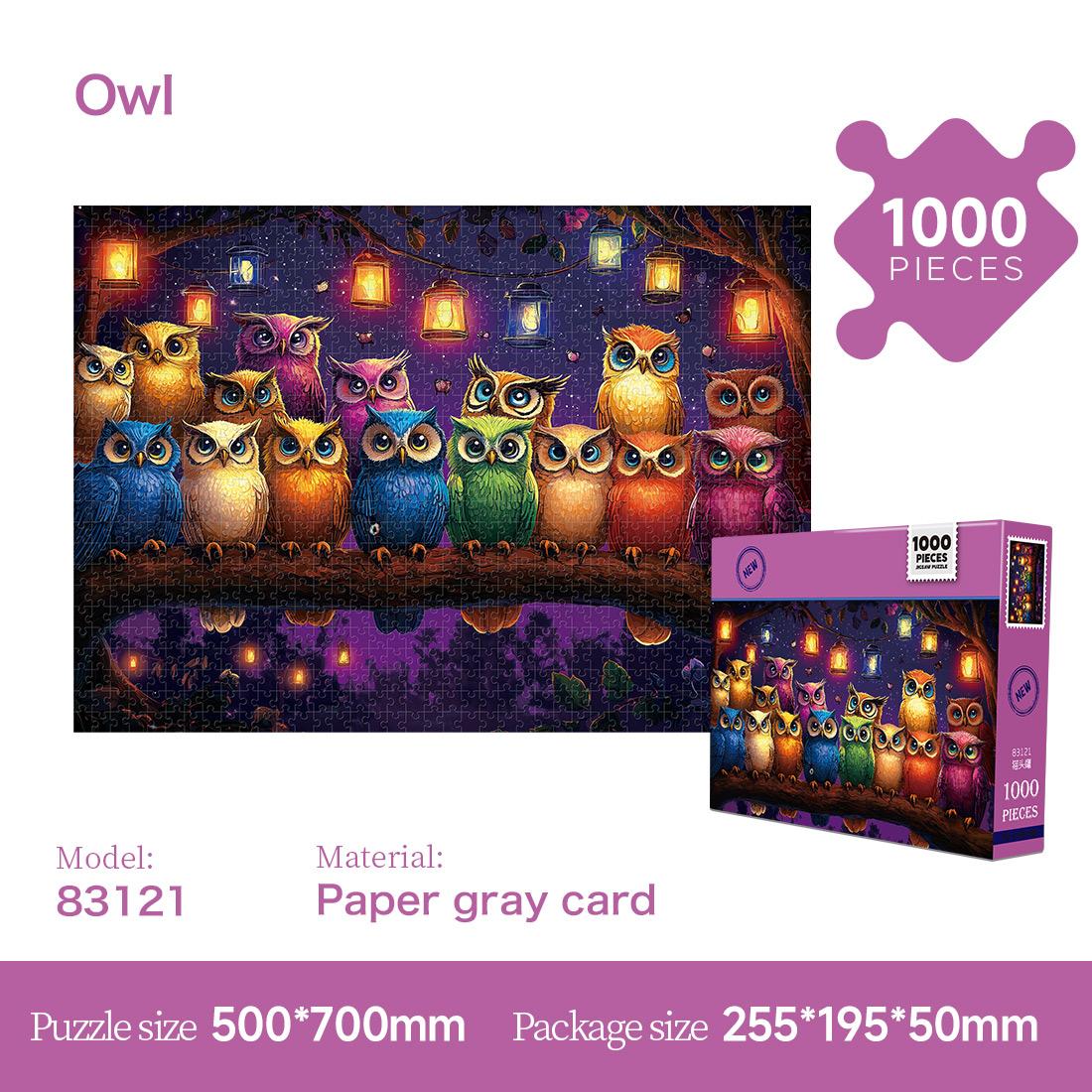 1000-Piece Creative Starry Sky Scenery Jigsaw Puzzle Customizable DIY Paper Toy Factory Price 501~1000