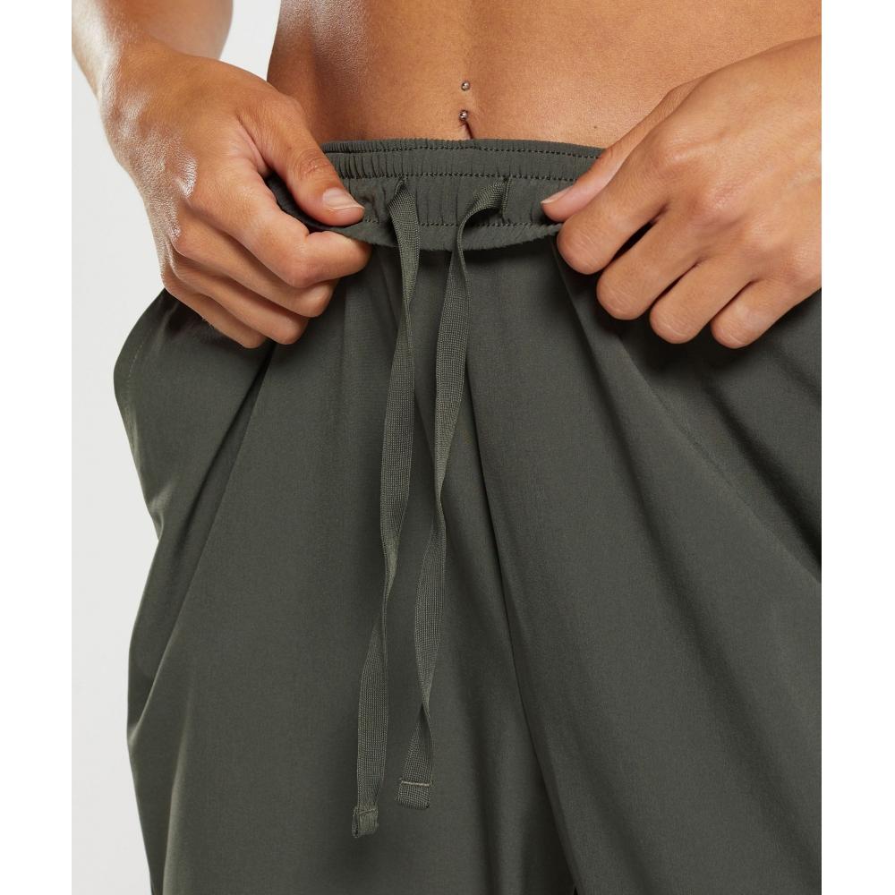 Gymshark Každodenní tkané kalhoty Strength Green B8a6t Ecjh