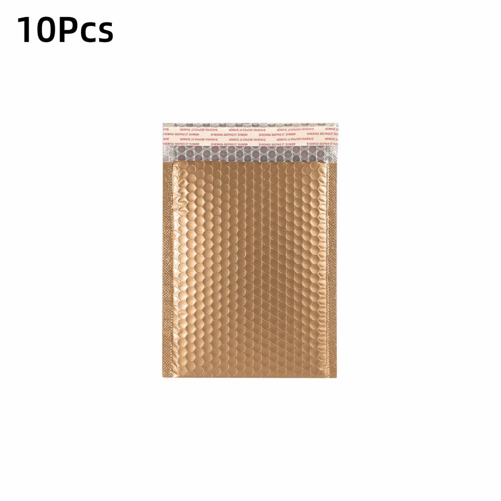 10Pcs Waterproof Bubble Mailers Pearlescent Film Shipping Bags Durable Foam Envelope