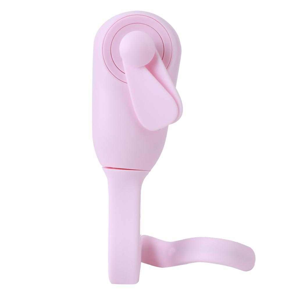 Esnek Mini Fan El Tipi Çok Fonksiyonlu Yaz Serinletici Bebek Arabası Araba Koltuğu Yatak Bisiklet Bilek Üzerine Sarılabilir Pembe