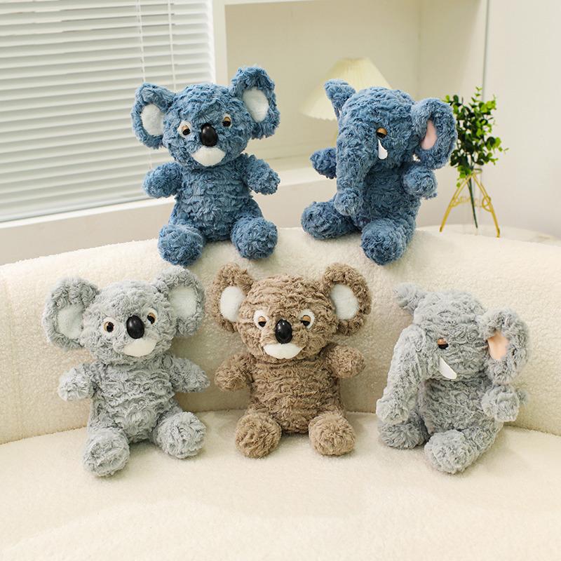 Cute Cute Elephant Koala Doll Plush Toy Little Penguin Doll Children Soothing Rag Doll Birthday Gift