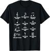 Musikalische Noten Symbol Definition Humor Lustiges Weihnachtsgeschenk Kurzarm T-Shirt