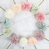 6Pcs Artificial Flowers Multi-Color Dandelions With Stems, Used for Outdoor Courtyard Festival Ceremony Decoration