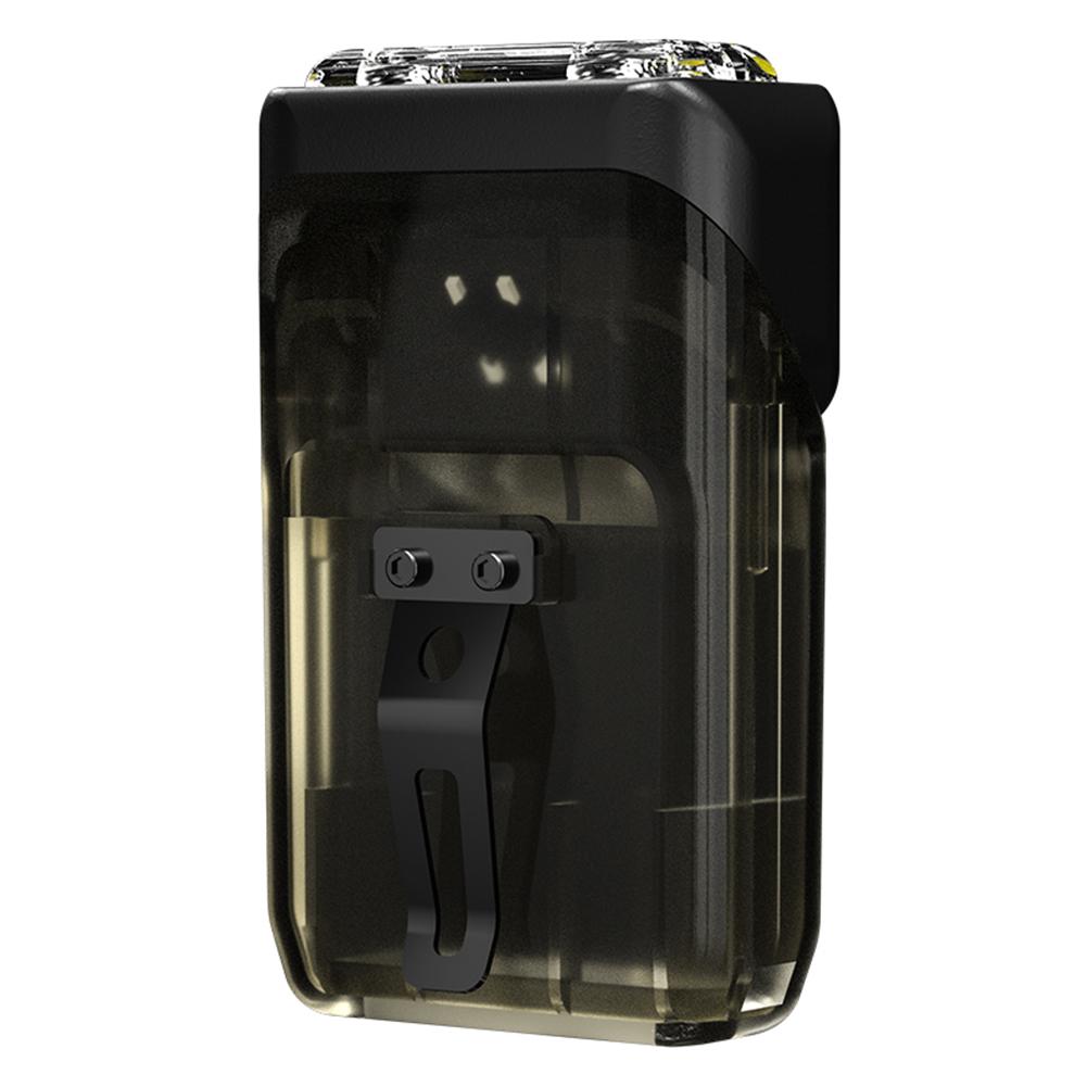 LED+COB Mini Keychain Flashlight 380LM Small Flashlights 6 Light Modes Bright Torch 180° Rotatable for Outdoor EDC Carry Hiking