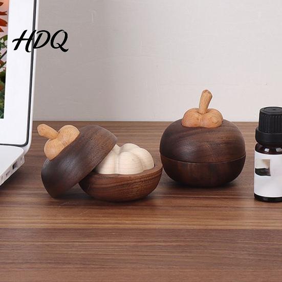Natural Passive Fragrance Diffuser Mangosteen Oil Diffuser Wooden Essential Creative Aromatherapy Minimalist Wood Aroma Diffusers No-Electric