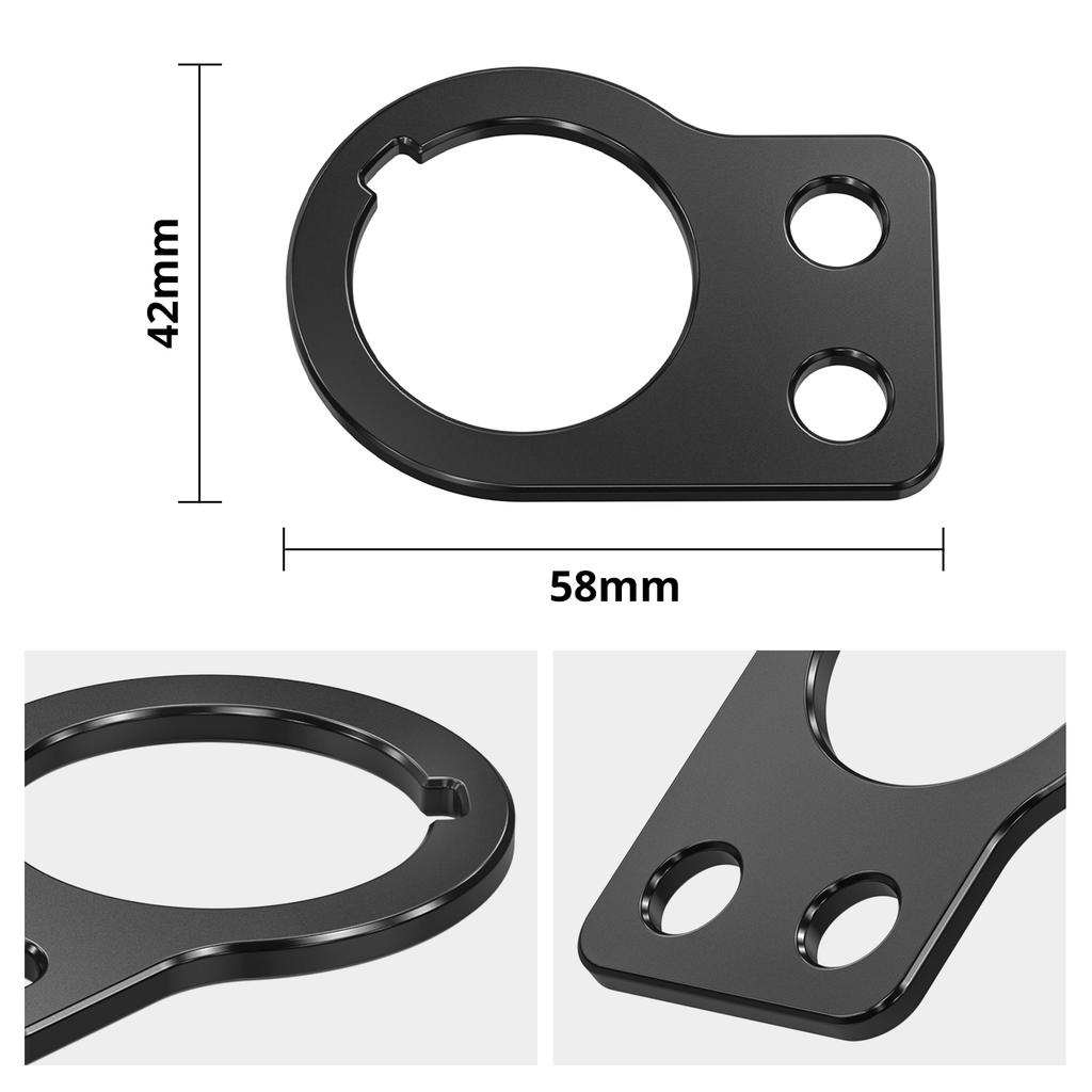 NICECNC Key Ignition Switch Relocation Bracket For Suzuki DRZ400SM DRZ 400 SM DRZ 400SM 2005-2024 6061 Aluminum CNC-machined