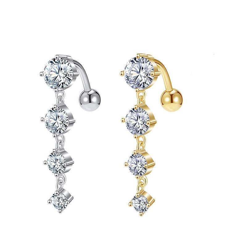 Stainless Steel Navel Piercings Belly Button Rings Women Sexy Body Jewelry