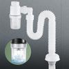 Kitchen Sink Drain Anti Clogging Retractable Universal Deodorizing Filter Flexible Downspout Home Sink Hose for Bathroom Sink
