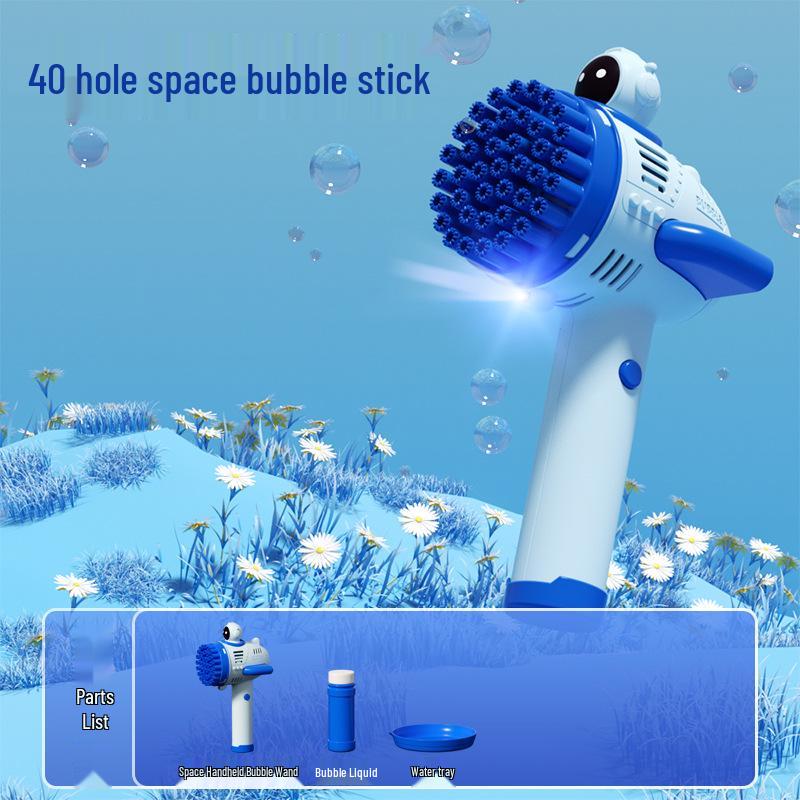Hot-Selling Automatic Luminous Gatling Bubble Gun - Perfect Toy for Kids