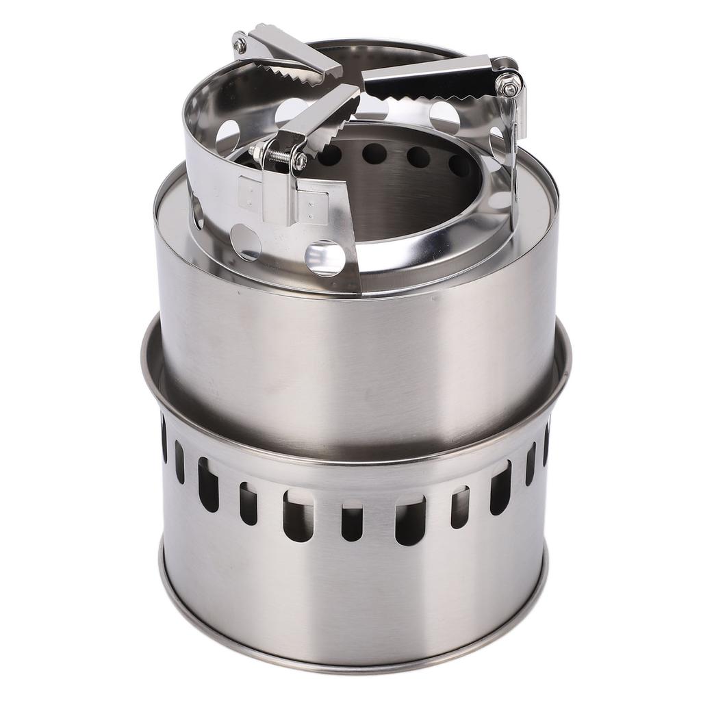 Camping Stove Portable Wood Burning Stove for Outdoor Backpacking Hiking Traveling Picnic BBQ Style D