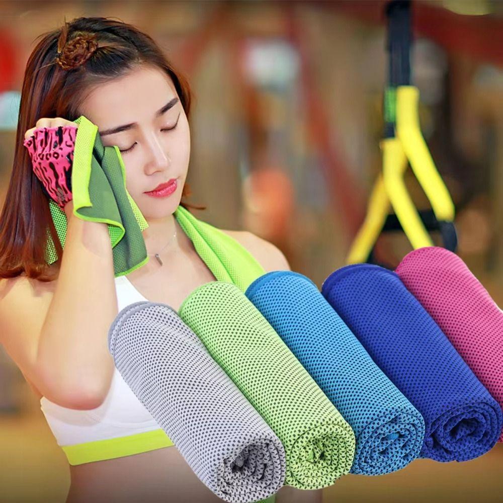 Mini Cold Sweat Absorbent Towel Portable Running Fitness Towel Outdoor Cooling Towel Jogging