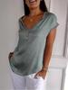 2026 Summer European & American Loose Casual Short-Sleeved Top