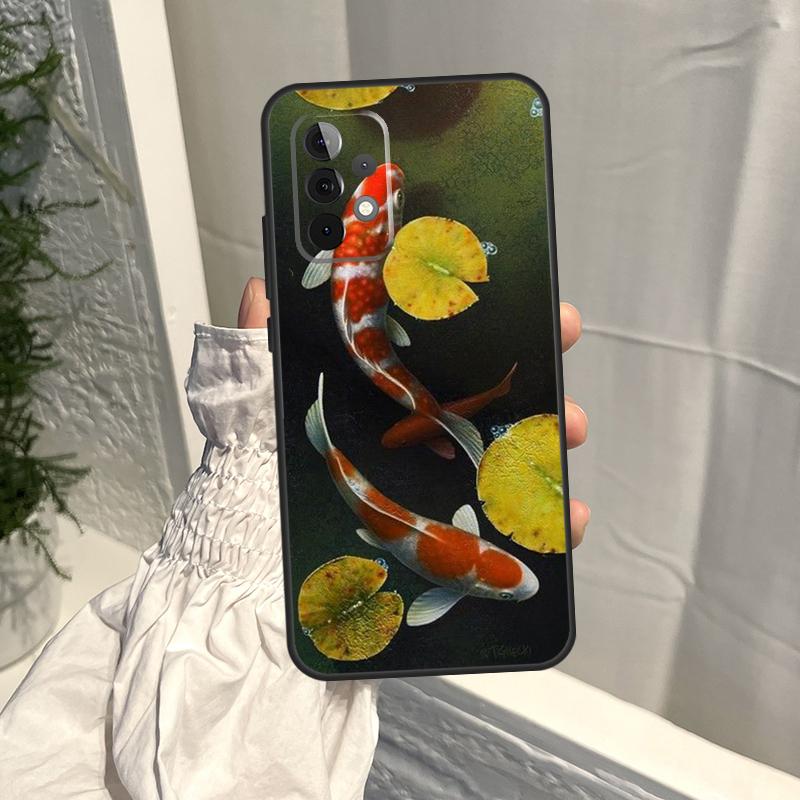 

Чехол с китайскими карпами Кои для Samsung Galaxy A35 A55 A15 A34 A54 A14 A56 A52 A53 A16 A26 A36 A32 A12 A33 A13 A17 Samsung A06