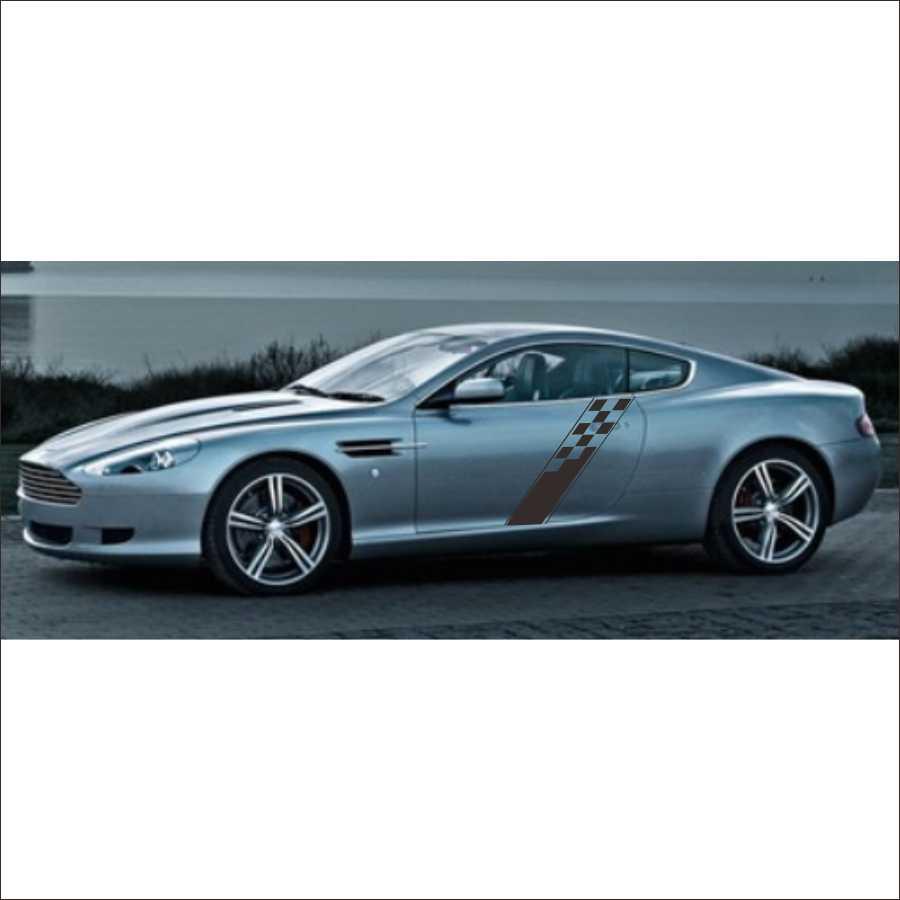 130 x 24cm Universal Raceing Style Car Door Stickers Vinyl Decals Car Both Sides