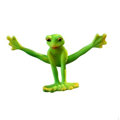 Collectible Frog Statue Resin Ornament for Office And Living Room