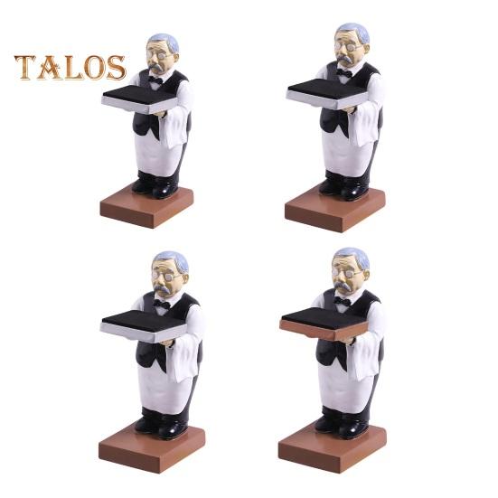 Old Butler Watch Stand Jewelry Shop Watch Display Holder Elderly Man Simulation Model Smooth Surface Watch Organizer Home Office Desktop Ornament