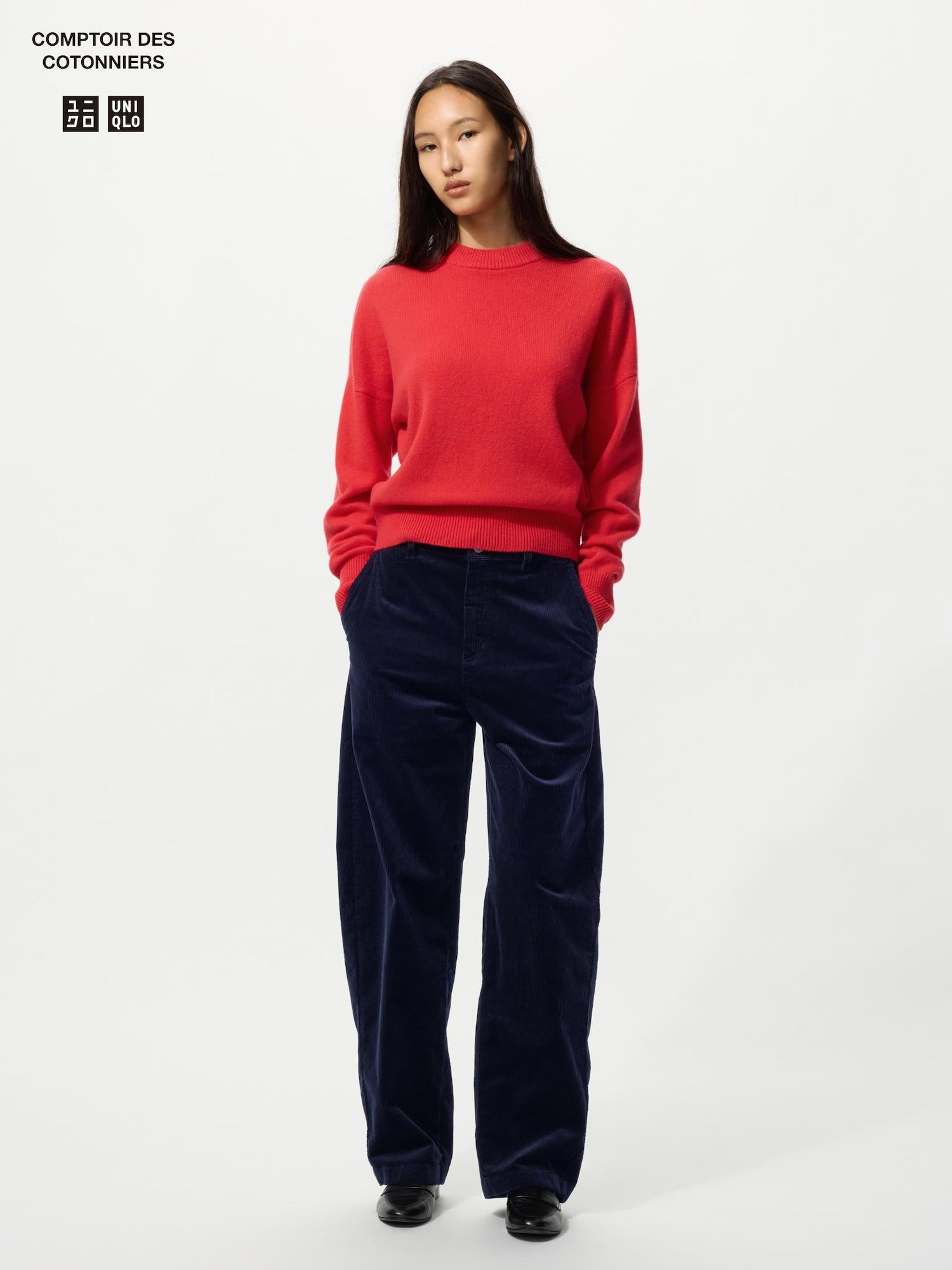 

Uniqlo Вельветовые брюки-кюлоты Удлиненные 69 NAVY/L