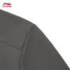 Li-Ning Men's Fleece-Lined Sports Long Sleeve Stand Collar T-Shirt