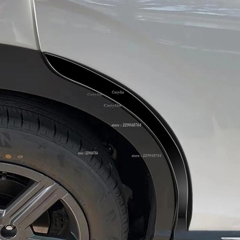 For Honda Vezel HR-V E:HEV -2024 ABS Carbon Fiber Rear Car Fender Flare Wheel Eyebrow Protector Arch Extender Moulding