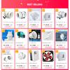 3''4''5''6'' Exhaust Fan Silent Inline Pipe Duct Fan Bathroom Extractor Ventilation Kitchen Toilet Wall Air Clean Ventilator