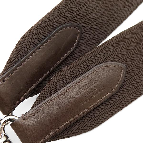 HERMES - Sacked Pansage Sucked Pansage Groom2WAY bag canvas/Towal chevron Array