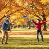 (APOSITV) Flying Disc Soft Rubber Simple Color Lightweight Soft Outdoor