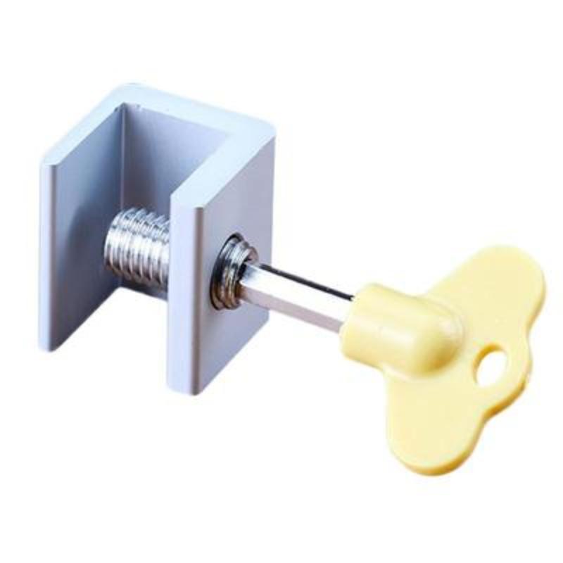 1/3/5pcs Sliding Window Locks Aluminum Alloy Window Stoppers Adjustable Window Door Frame Security Locks with Key for Home and Office
