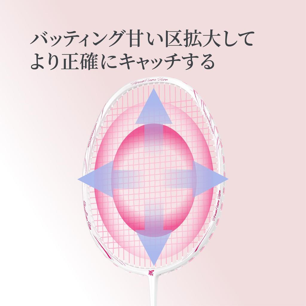 fiber badminton racket set with Perfect for Lightweight and highly Includes a hand and three Ultra-lightweight, all-carbon shuttlecocks. beginners.