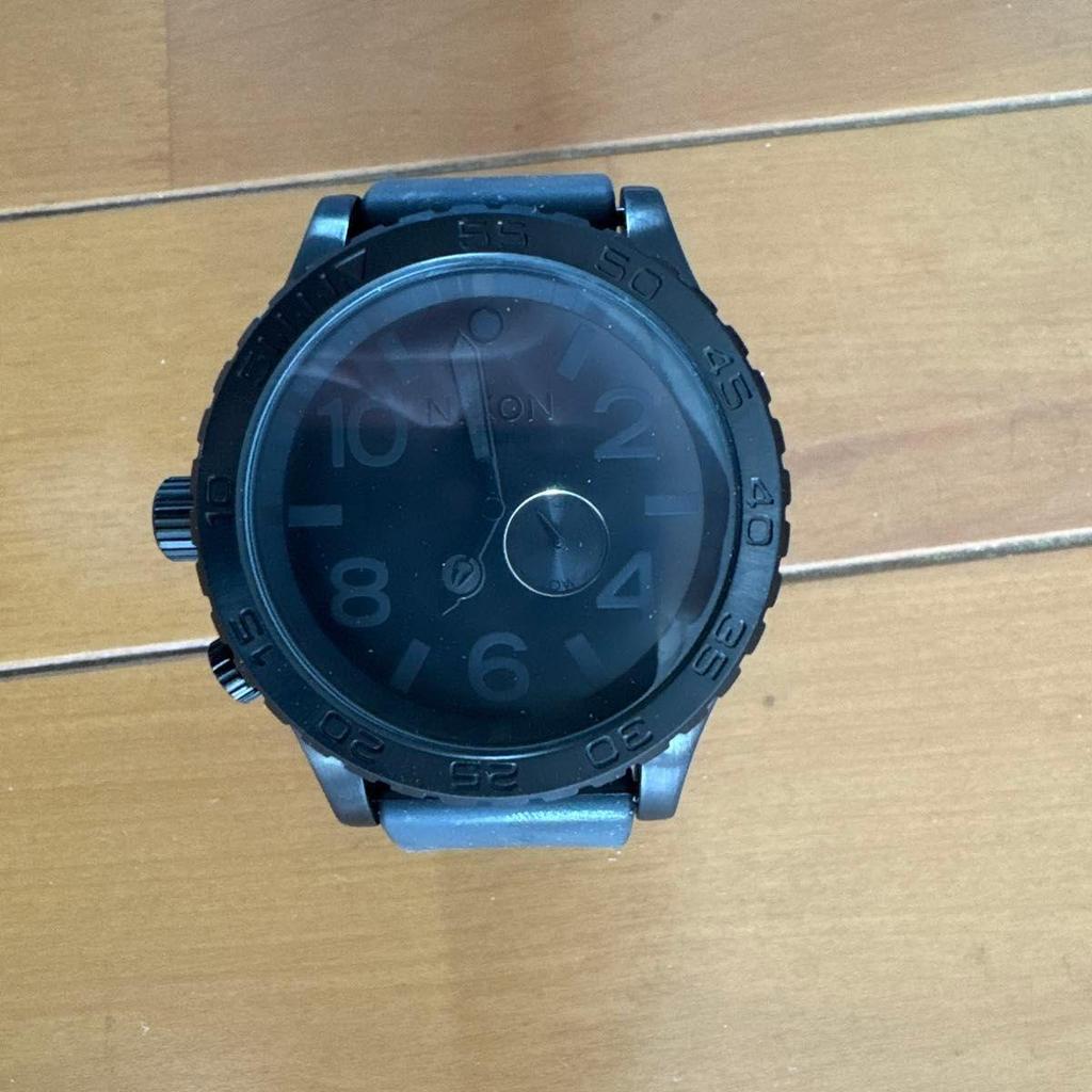Used NIXON Nixon watch all black men's