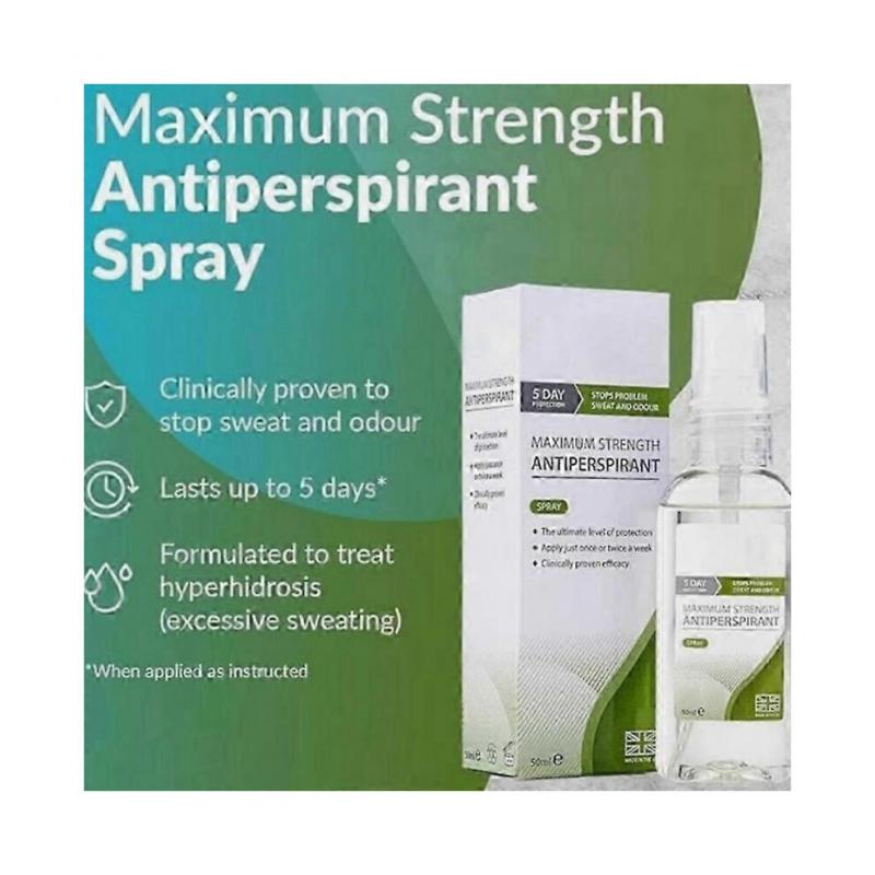 3X PERSPI-GUARD Spray Antiperspirante Antiperspirante, 50 ml / 1.7 fl oz