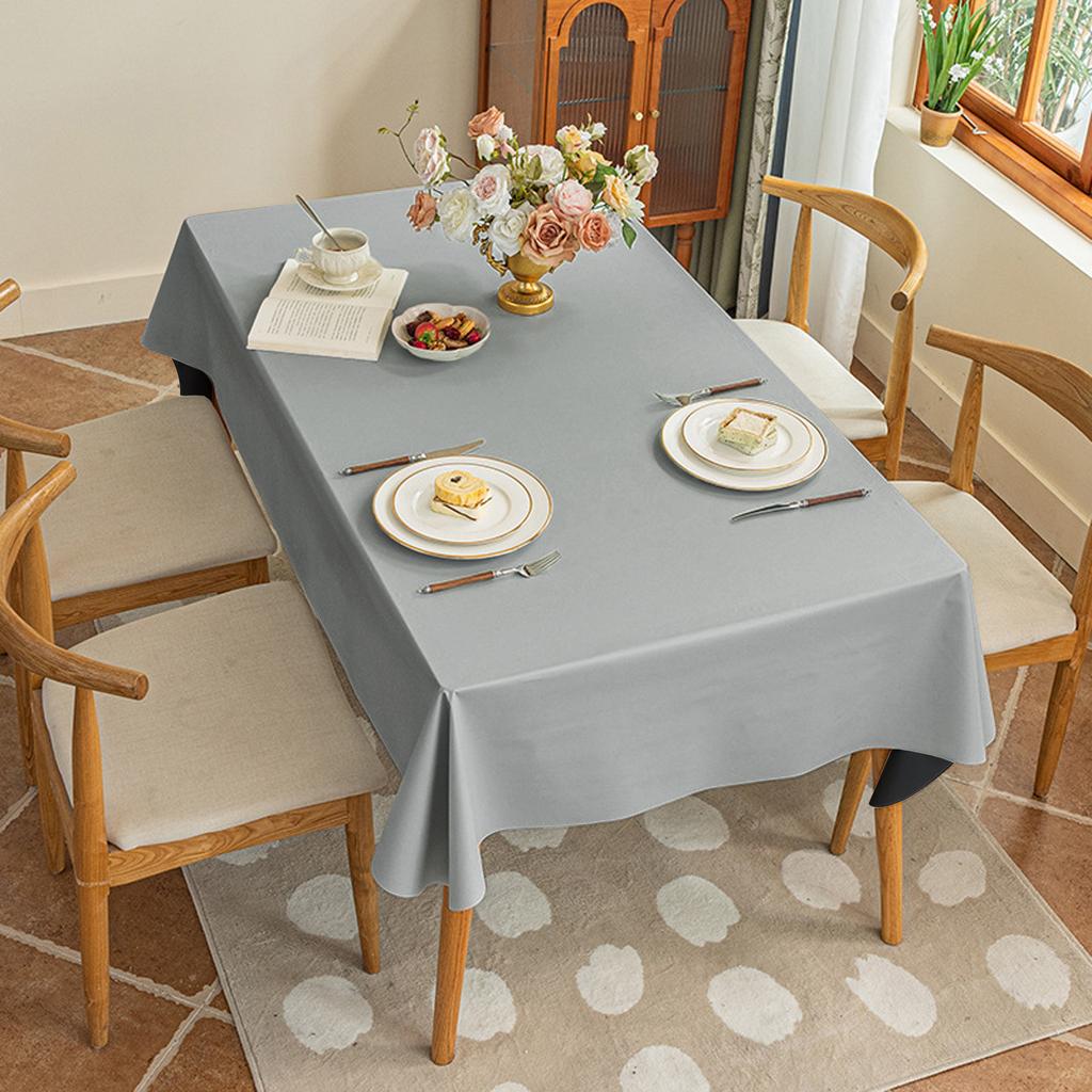 Solid Color, Minimalist, Waterproof Wedding and Holiday Table Decorations, Outdoor Picnic Tablecloths, Kitchen Tablecloths
