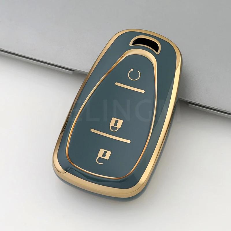 2/3 Tasten Fernbedienung Smart Key Hülle für Chevrolet Spark Camaro Volt Bolt Trax Malibu Cruze TPU Auto Schlüsselhülle Schlüsselanhänger Autoabdeckung