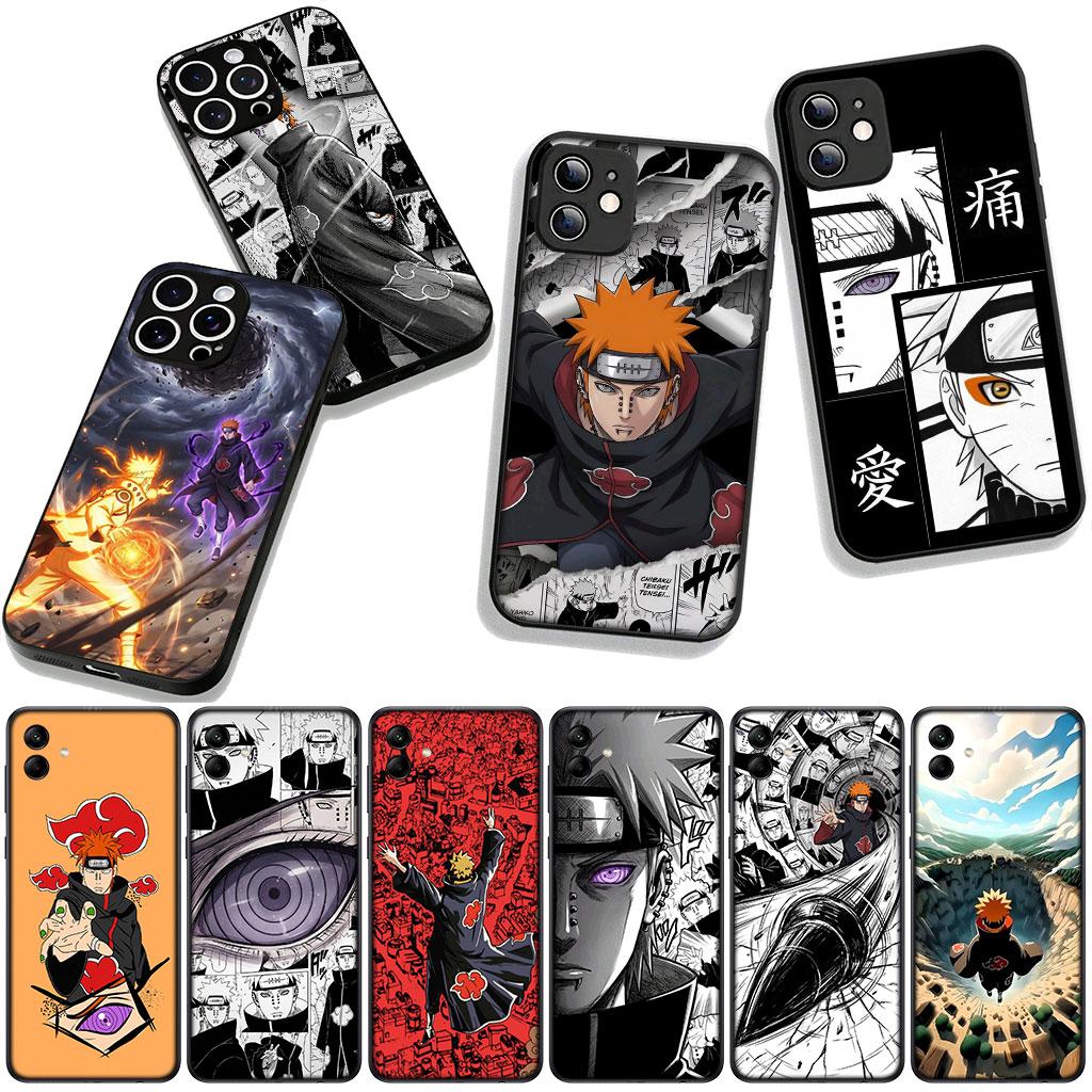 Anime Akatsuki Pain Narutos Phone Cover Case for Apple iPhone 16 15 14 Plus 13 12 Mini 17 Pro Max + ProMax 16E Air 16+ Casing