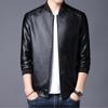 8XL Plus Size Men's Slim Fit PU Leather Jacket - Spring/Autumn Korean Motorcycle Style