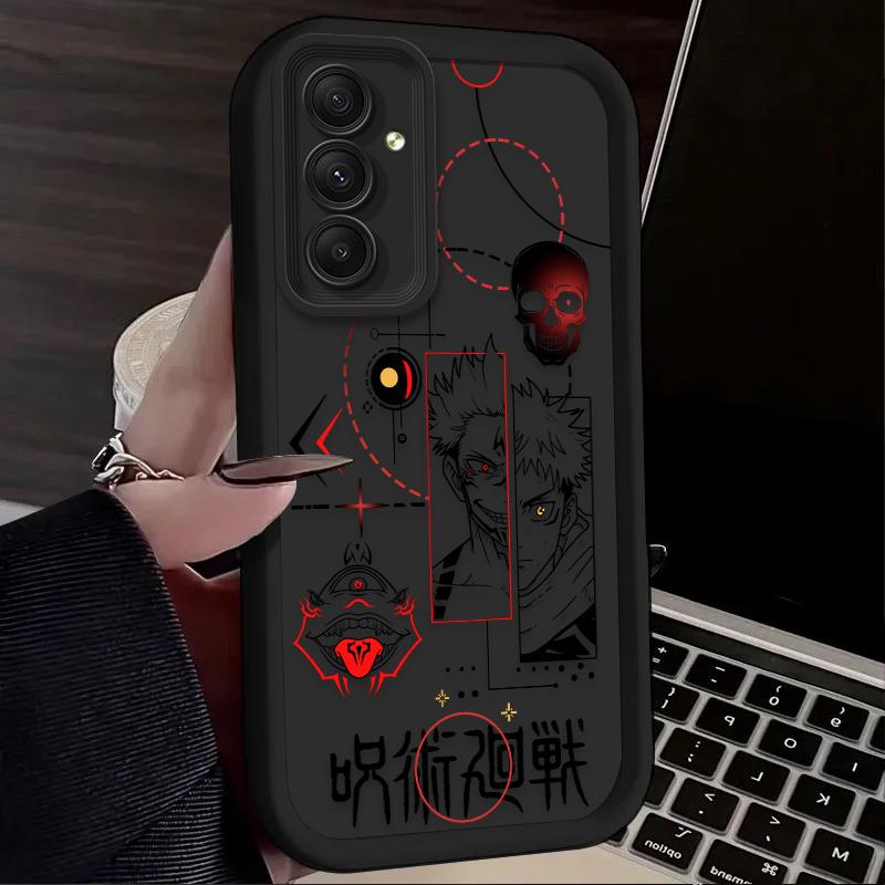 Jujutsu Kaisen Het Nytt Telefonfodral För Samsung Galaxy A54 A05 A05S A34 A24 A14 A53 A33 A23 A13 A52 A52S A71 A51 A31 A50 Skydd