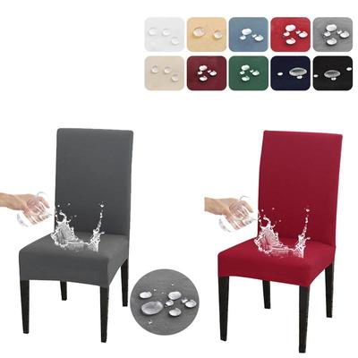 Waterproof Solid  Stretch Chair Covers  Universal Dimensions