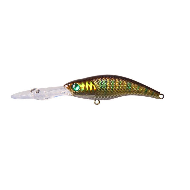 LUTAC Hard 70mm 10g Fishing Lures Black Minnow 8colors Treble Hooks for Perch Lure