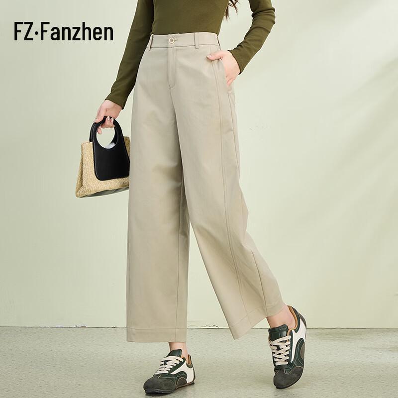 

Fanzhen Women s High-Waisted Loose Cropped Banana Pants 27