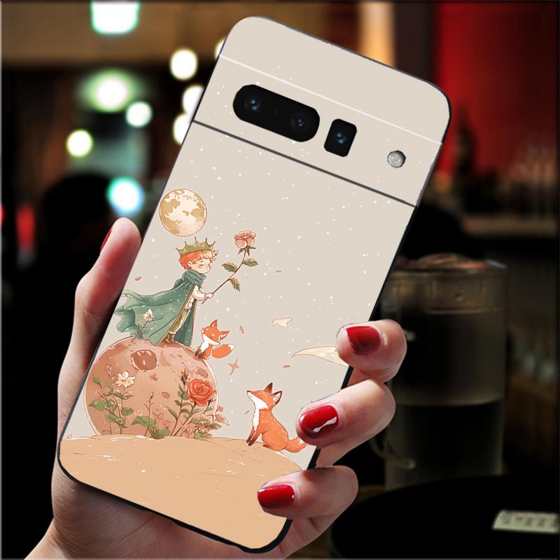 For Google Pixel 10 9 Pro XL Silicone Phone Soft Case For Google Pixel 9A 8A 7A 6A 5 Cover Shell The Little Prince
